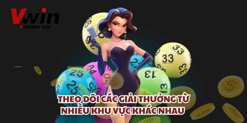 Bạn có thể theo dõi các giải thưởng từ nhiều khu vực khác nhau